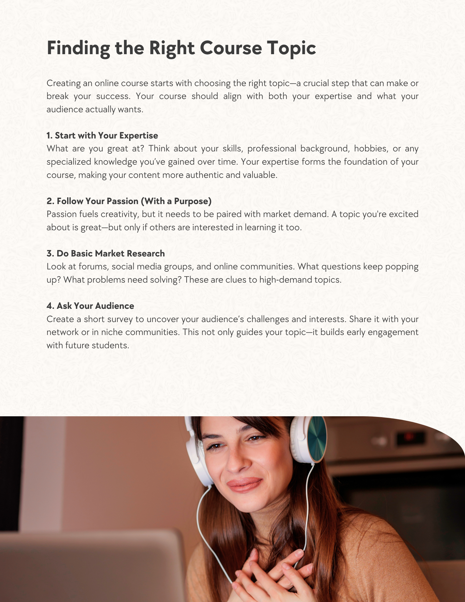 Create and Launch Your Online Course * FREE