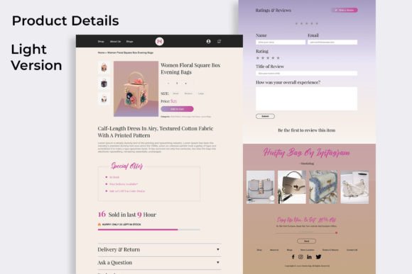 7 Ecommerce Website Figma Templates