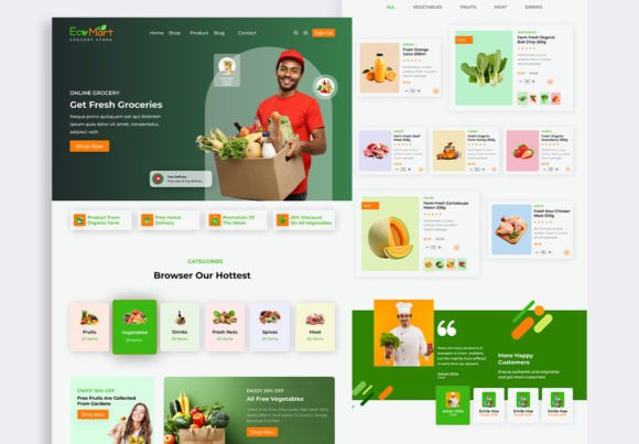 7 Ecommerce Website Figma Templates