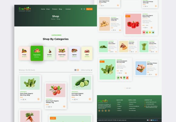 7 Ecommerce Website Figma Templates
