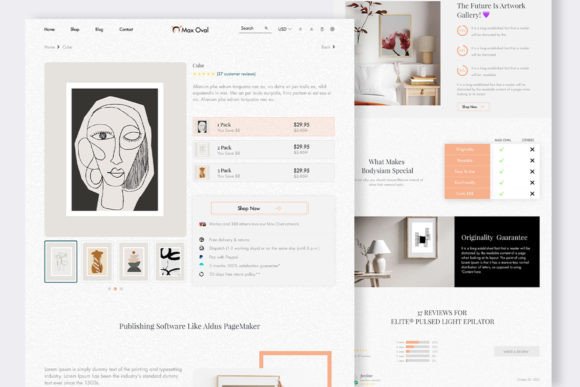 7 Ecommerce Website Figma Templates