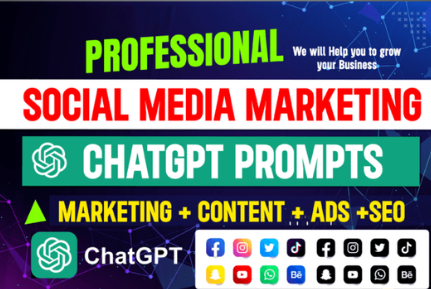 Social Media Marketing ChatGpt Prompts